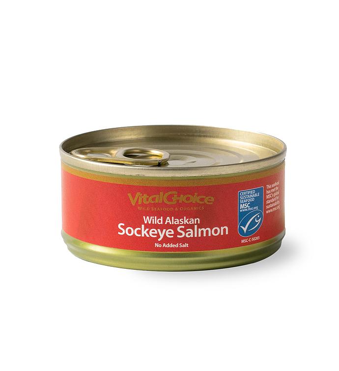 MSC Wild Alaskan Sockeye Salmon- 3.75 oz cans (6)